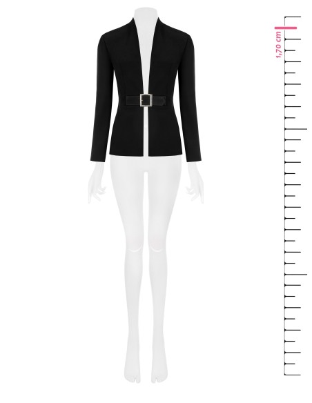 Blazer em tecido técnico com fivela Rinascimento