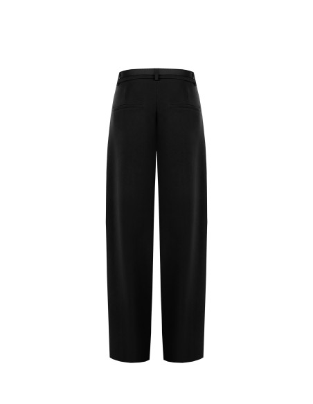 Calças Palazzo com bolsos e cinto de imitação de couro a condizer Rinascimento