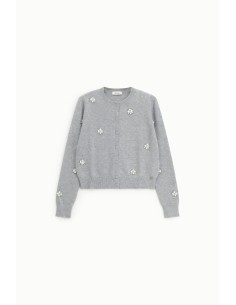 Cardigan com detalhes florais Dixie 2