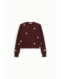 Cardigan com detalhes florais Dixie 2