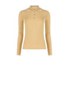 Pólo justo em lurex canelado Rinascimento 2