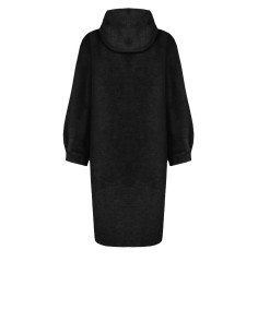 Casaco comprido de pelo sintético com capuz Rinascimento 2