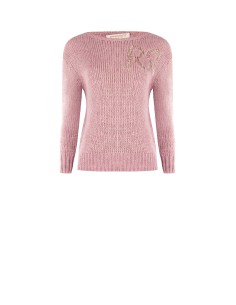 Camisola felpuda com logótipo RR em forma de coração Rinascimento