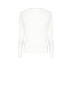 Camisola básica de gola redonda com logótipo RR bordado Rinascimento 2