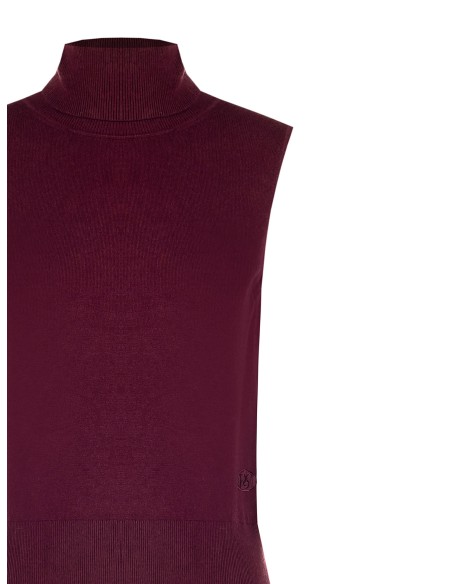 Camisola de gola alta sem mangas com o logótipo RR bordado Rinascimento