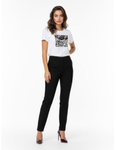 Calças balão com pinças Rinascimento