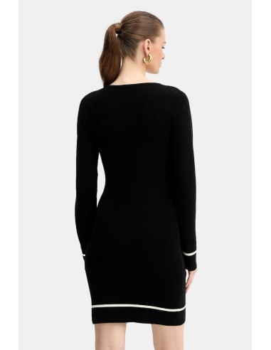 Vestido com bainha de malha Liu Jo