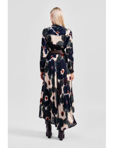 Vestido comprido com estampado floral Dixie