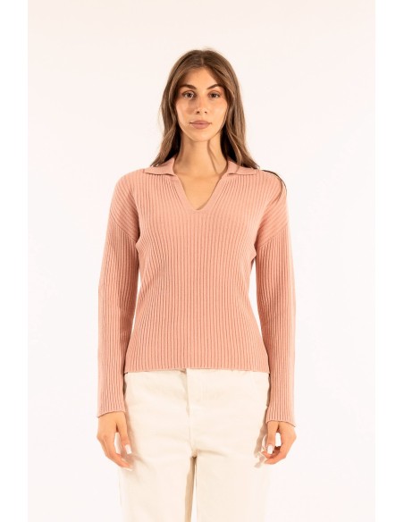 Pólo com nervuras Kontatto