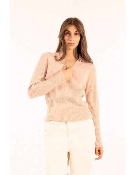 Pólo com nervuras Kontatto