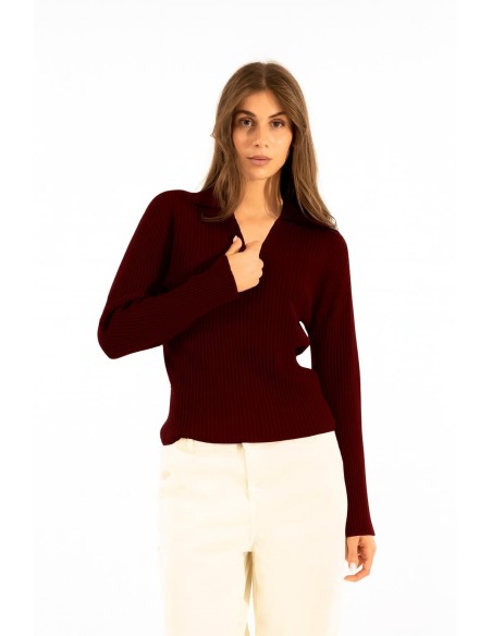 Pólo com nervuras Kontatto