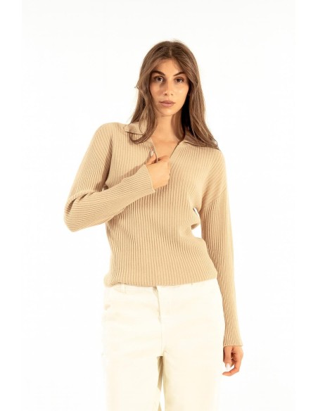 Pólo com nervuras Kontatto