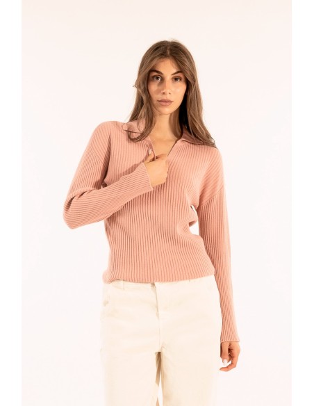 Pólo com nervuras Kontatto