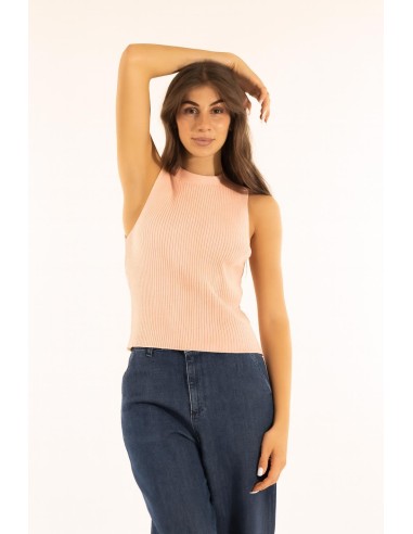 T-shirt com nervuras Kontatto