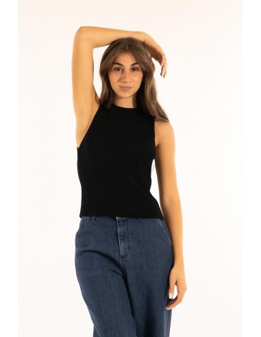 T-shirt com nervuras Kontatto