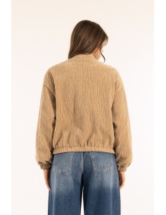 Casaco de bombardeiro de veludo Kontatto 2