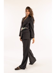 Calças largas de cintura baixa Kontatto