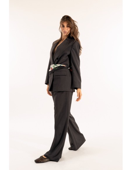 Calças largas de cintura baixa Kontatto