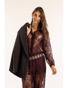 Camisa de renda Kontatto