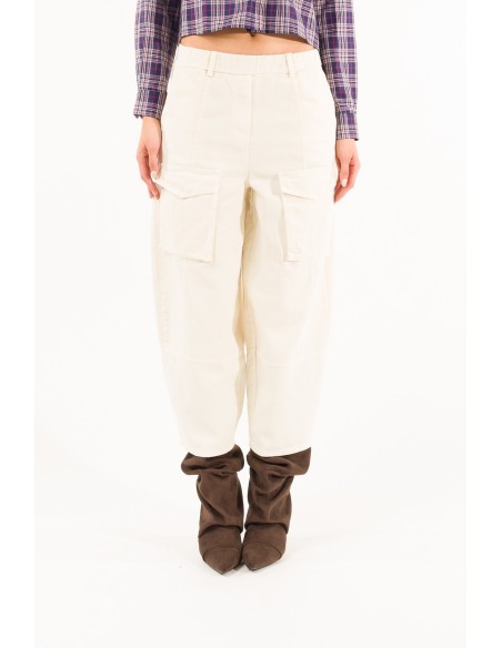 Calças elásticas de cano Kontatto