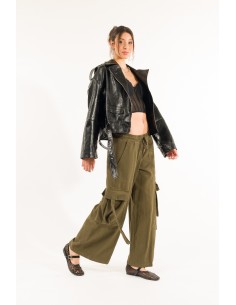 Calças cargo elásticas Kontatto