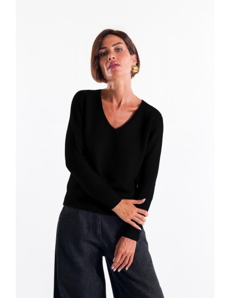 Camisola com decote em V Kontatto