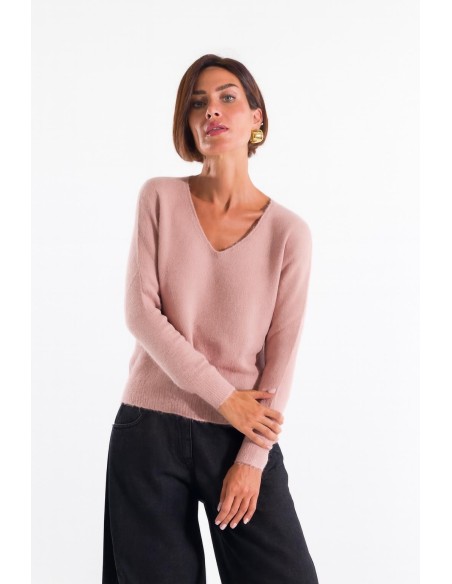 Camisola com decote em V Kontatto