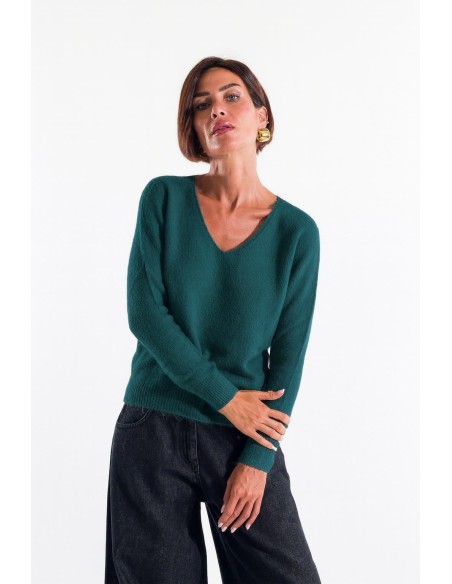 Camisola com decote em V Kontatto