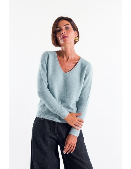 Camisola com decote em V Kontatto