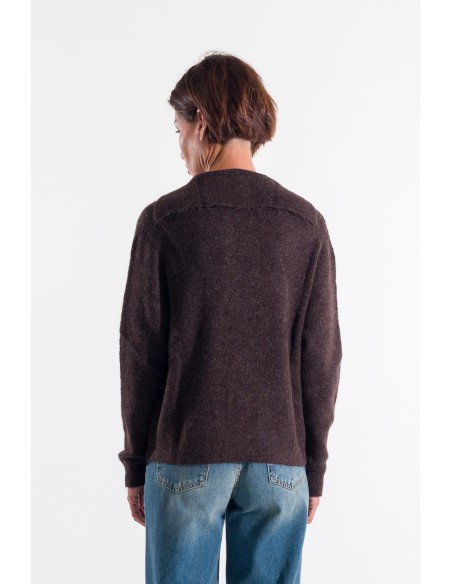 Camisola com decote em gola alta Kontatto