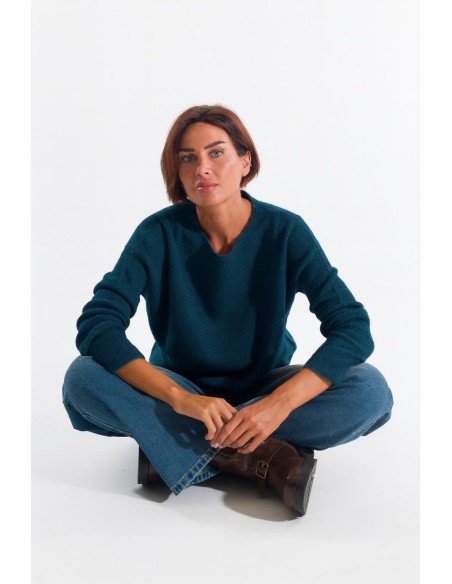 Camisola com gola redonda Kontatto