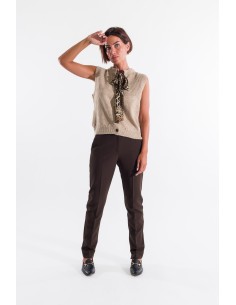 Calças de cigarro Kontatto