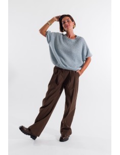 Calças com pregas Kontatto