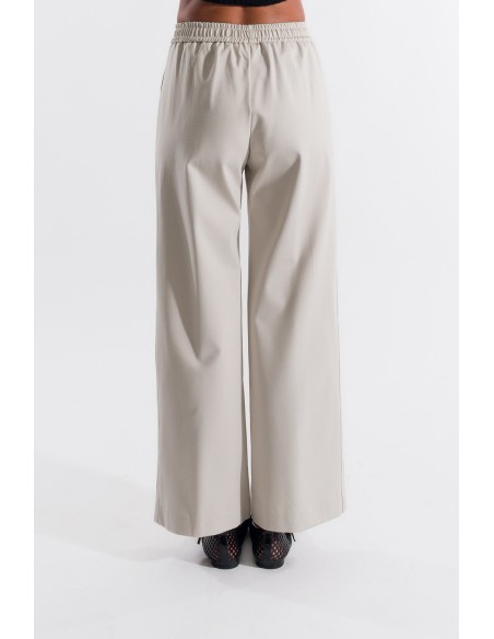 Calças com fita em tom Kontatto