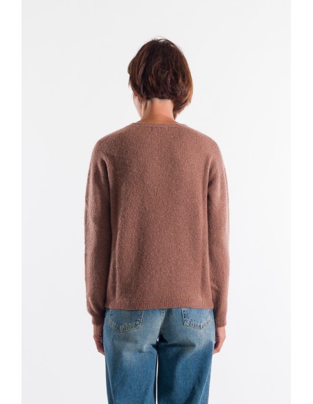 Camisola com decote em V sobre Kontatto