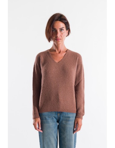 Camisola com decote em V sobre Kontatto