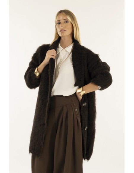 Casaco com botões invertidos Kontatto