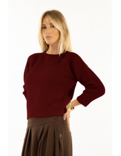 Manga três quartos com gola redonda Kontatto 2