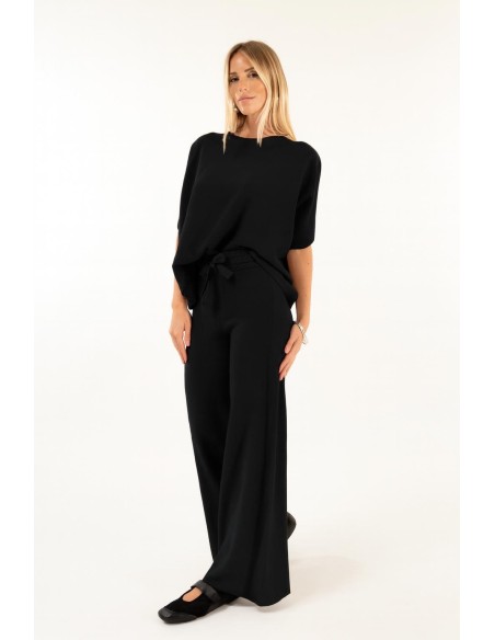 Calças em ponto de arroz Kontatto