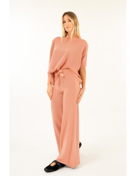 Calças em ponto de arroz Kontatto