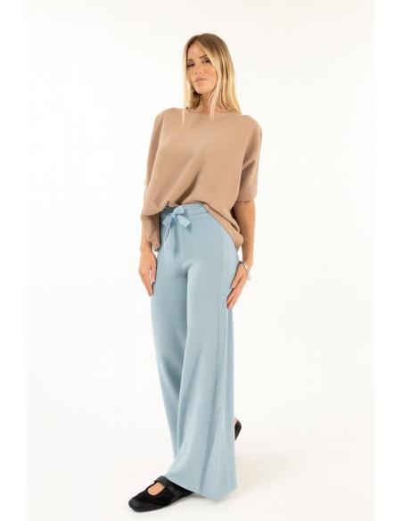 Calças em ponto de arroz Kontatto