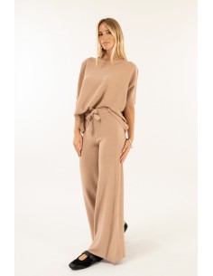 Calças em ponto de arroz Kontatto