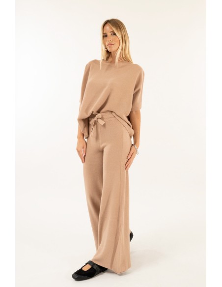 Calças em ponto de arroz Kontatto