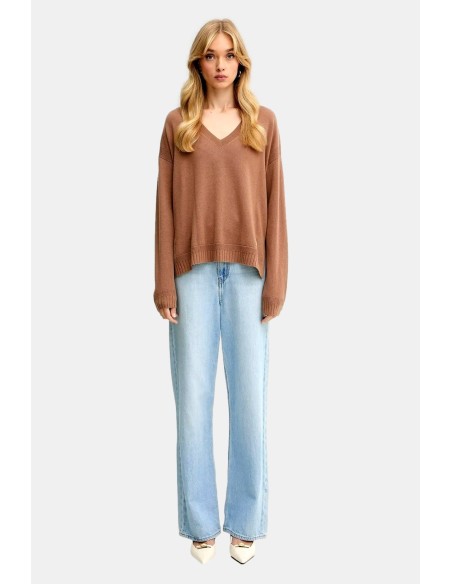 Camisola de cor sólida Liu Jo