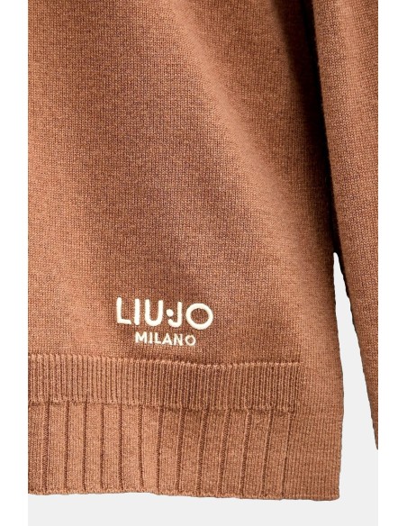 Camisola de cor sólida Liu Jo