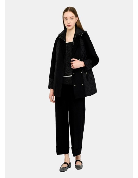 Casaco com inserções de nylon acolchoado Liu Jo