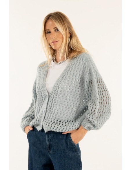 Casaco perfurado Kontatto