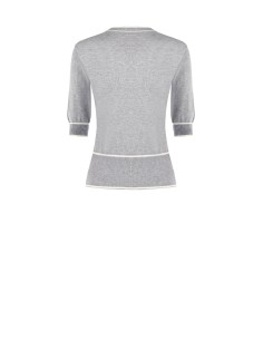 Camisola de mistura de viscose com logótipo RR bordado Rinascimento 2