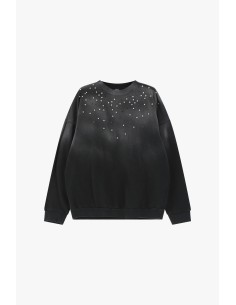 Sweatshirt de gola redonda com aplicações decorativas Dixie 2