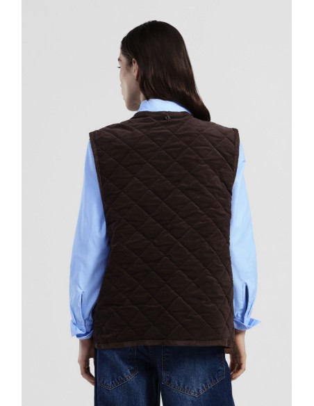 Casaco sem mangas acolchoado decorado Dixie